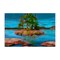 Stupell Industries Abstract Lake Island Landscape Canvas By Kristy Andrews